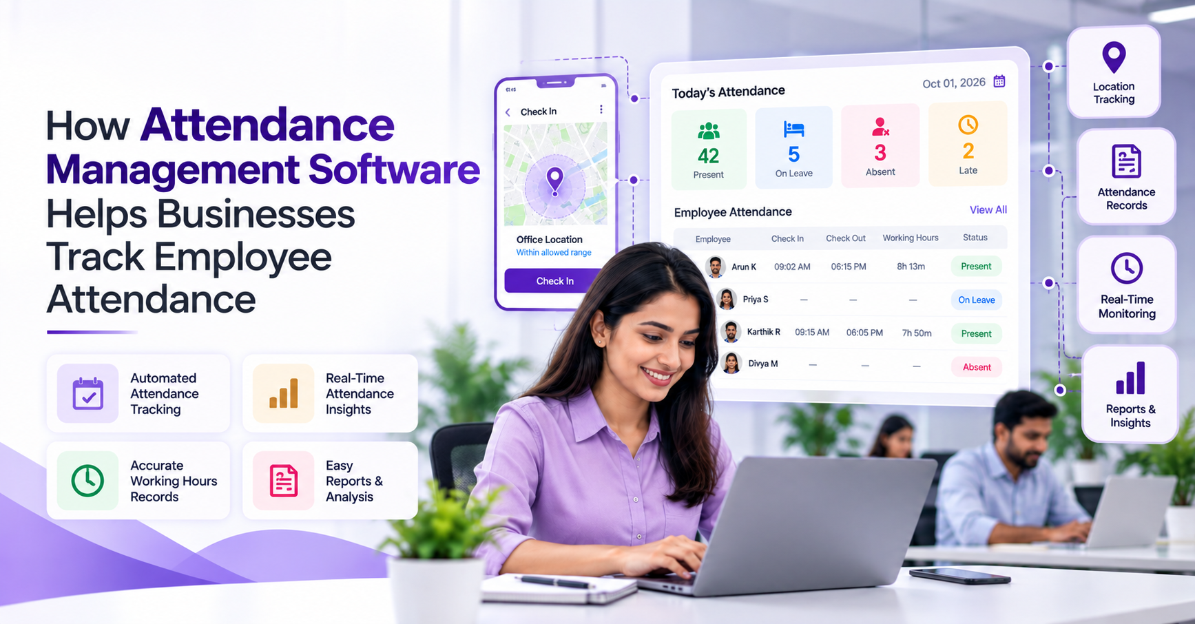 How Attendance Management Software Helps Businesses Track Employee Attendance