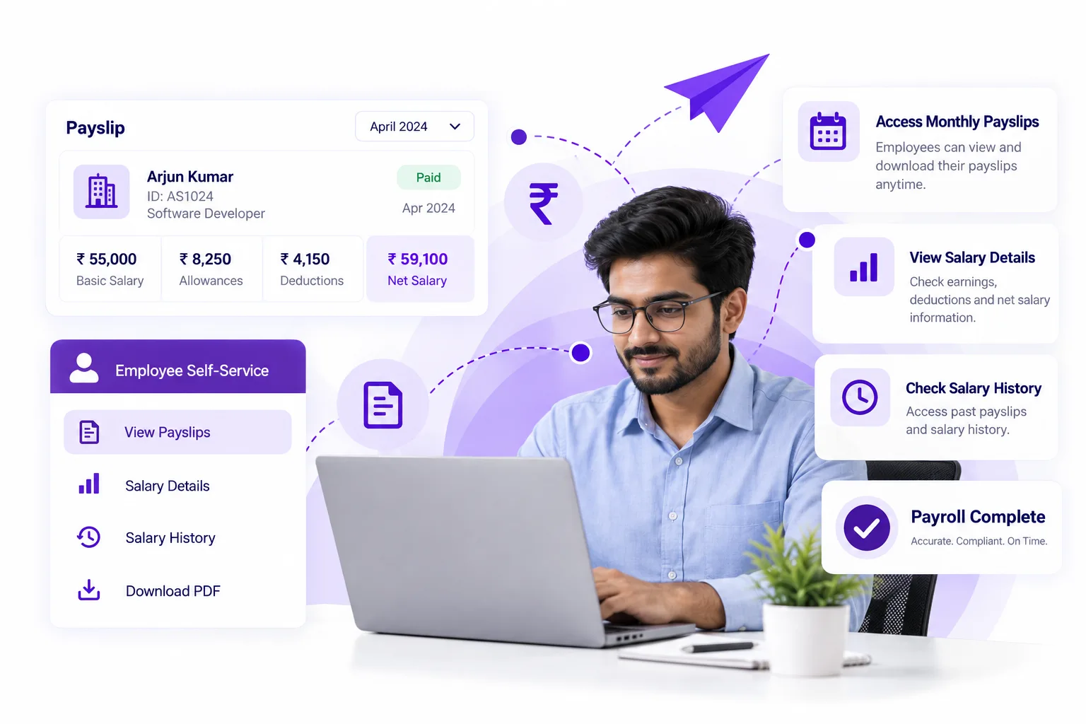 AttinSync Employee Payslip Management